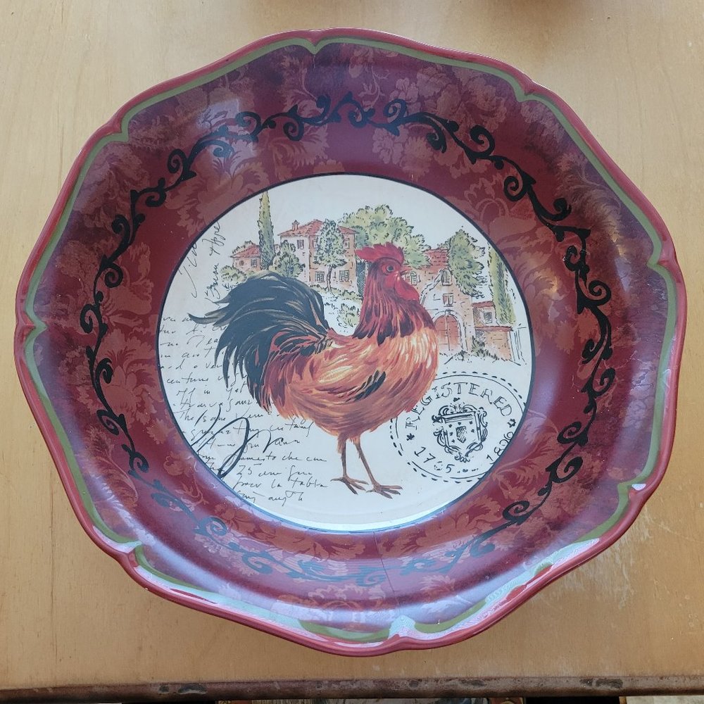 Discontinued Tuscan Rooster Serving Bowl (set of 2)
